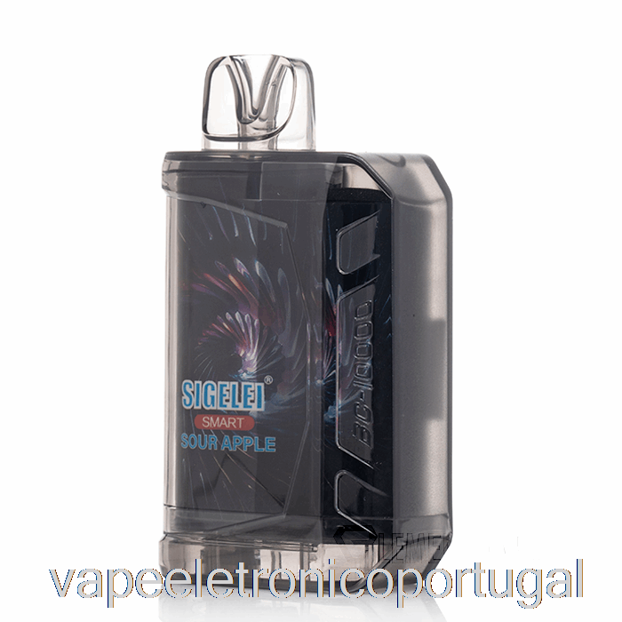 Vape Eletrônico Sigelei Smart Ac10000 0% Zero Nicotina Descartável Maçã Azeda